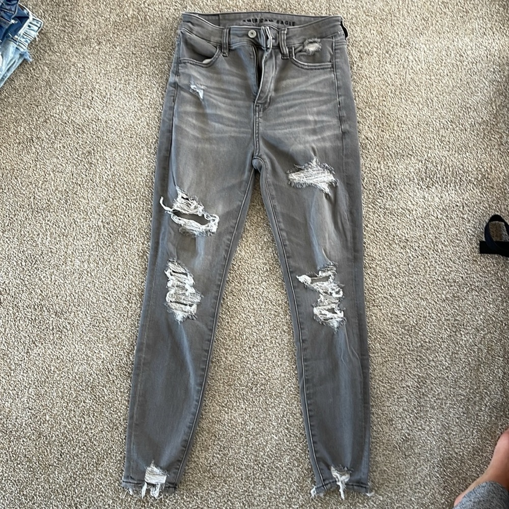 American Eagle Next Level Stretch Super Hi Rise Jeggings